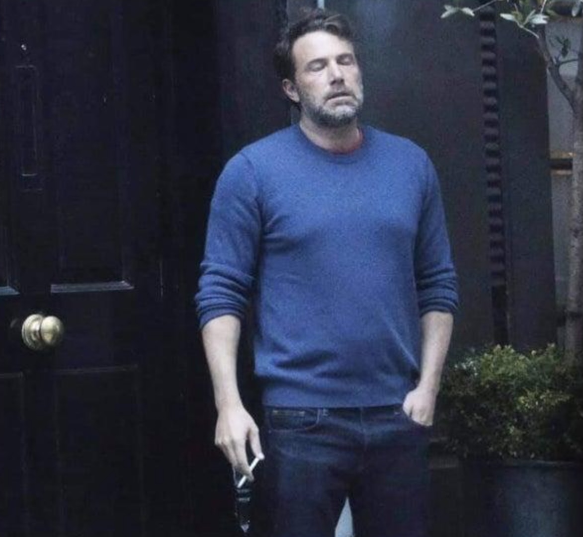 ben affleck smoking meme